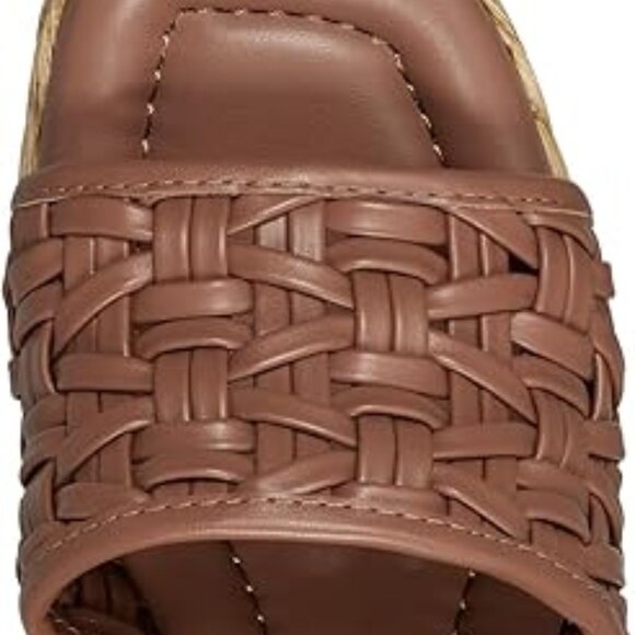 Marc Fisher Godina Women's Wedge Platform Brown Faux Leather US Size 11 M - Picture 3 of 6